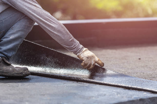 Professional Basement Waterproofing technician working in Sheridan, IL